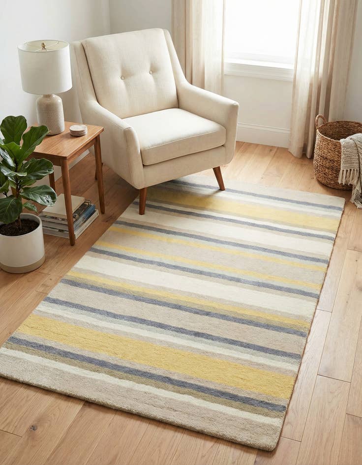 Detail image of 2' 9 x 4' 10 Luna Wool Rug