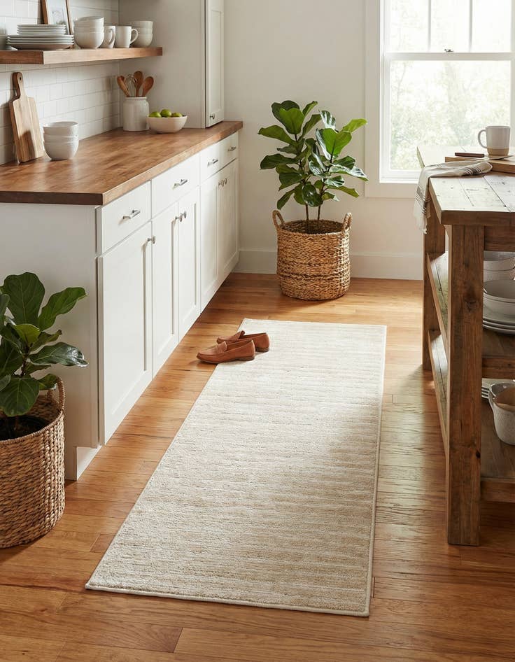 Detail image of 2' x 6' Washable Sabrina Soto Ola Indoor / Outdoor Runner Rug