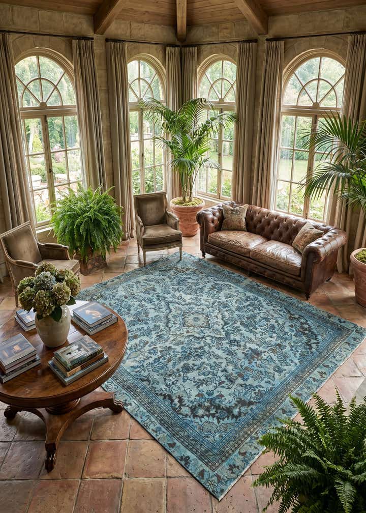 10' 7 x 10' 7 Vintage Royal Square Rug