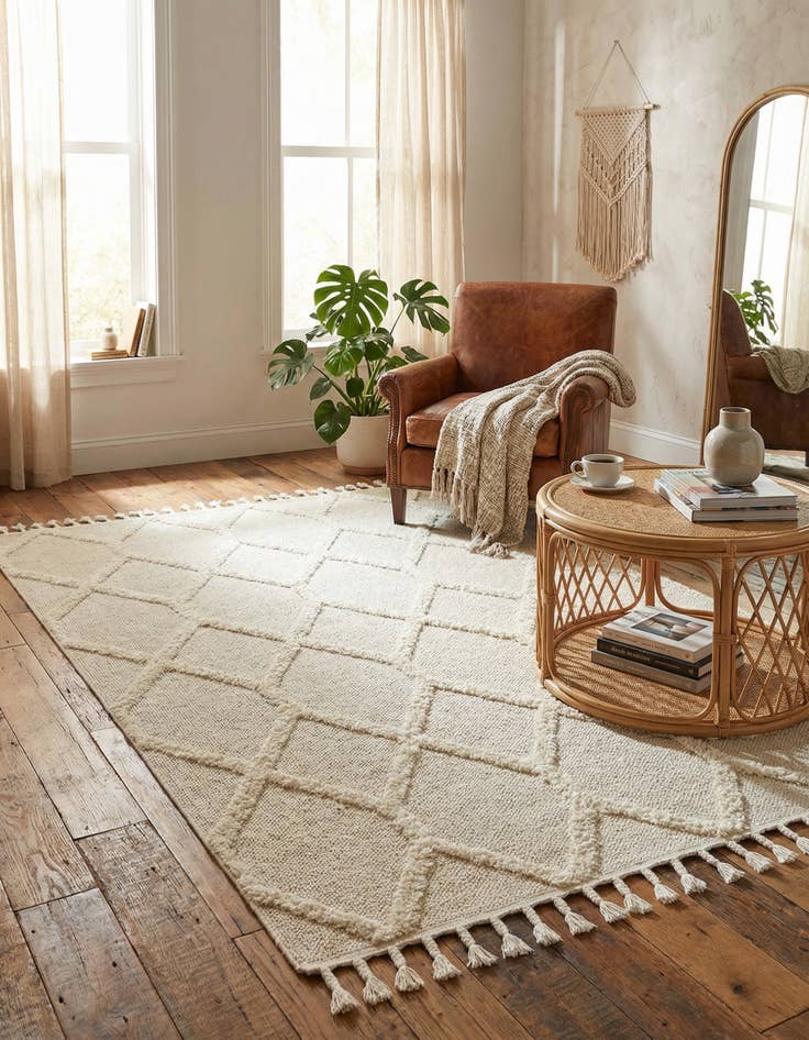 Detail image of 5' 3 x 8' Boho Rug