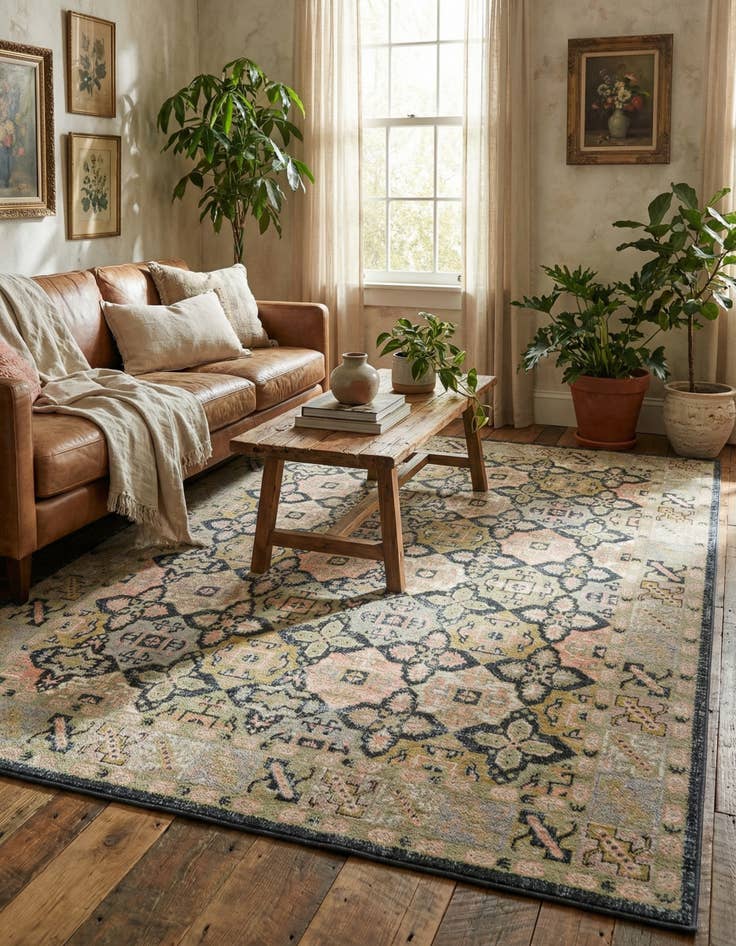 Detail image of 7' 10 x 10' Kamala Washable Rug