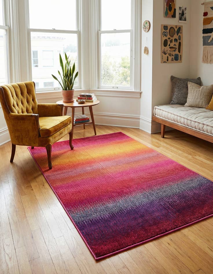 Detail image of 3' 3 x 5' 3 Washable Hyacinth Rug