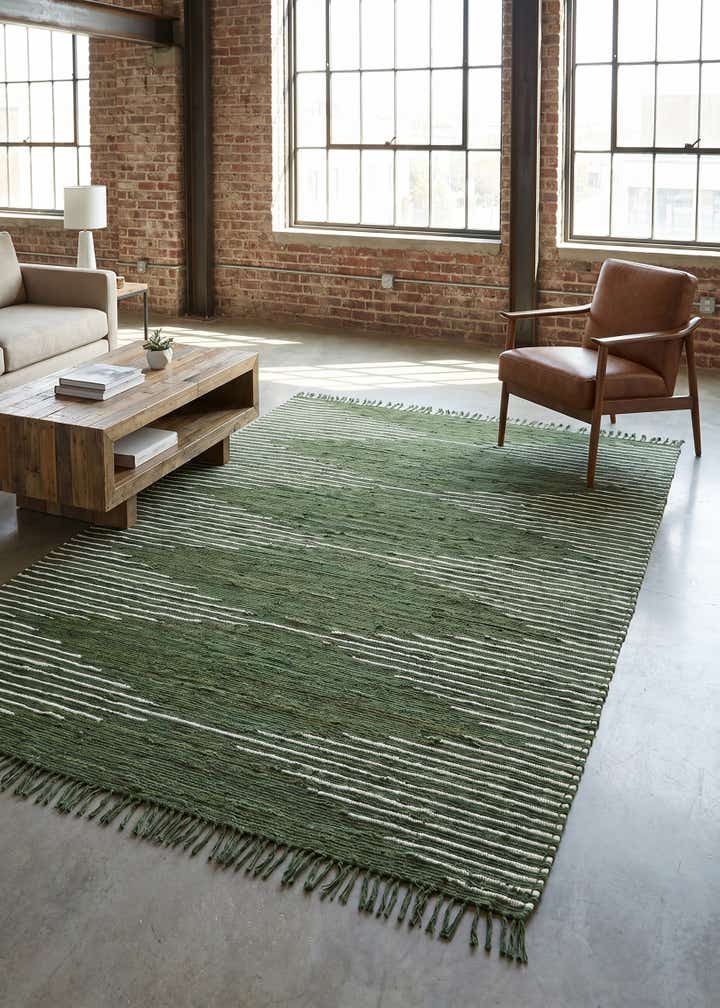 7' 10 x 10' Hand Woven Chindi Cotton Rug