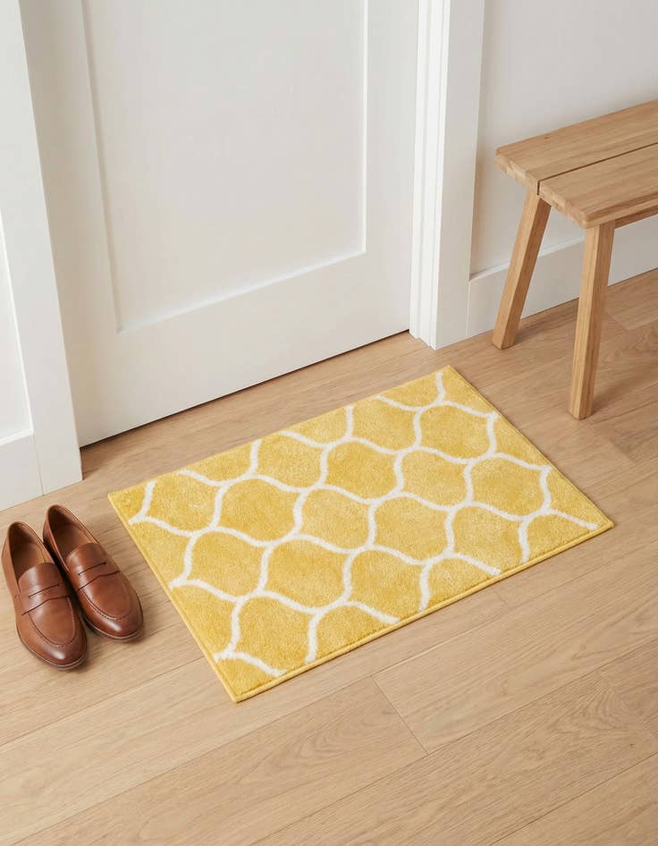 Detail image of 2' x 3' Lattice Frieze Rug