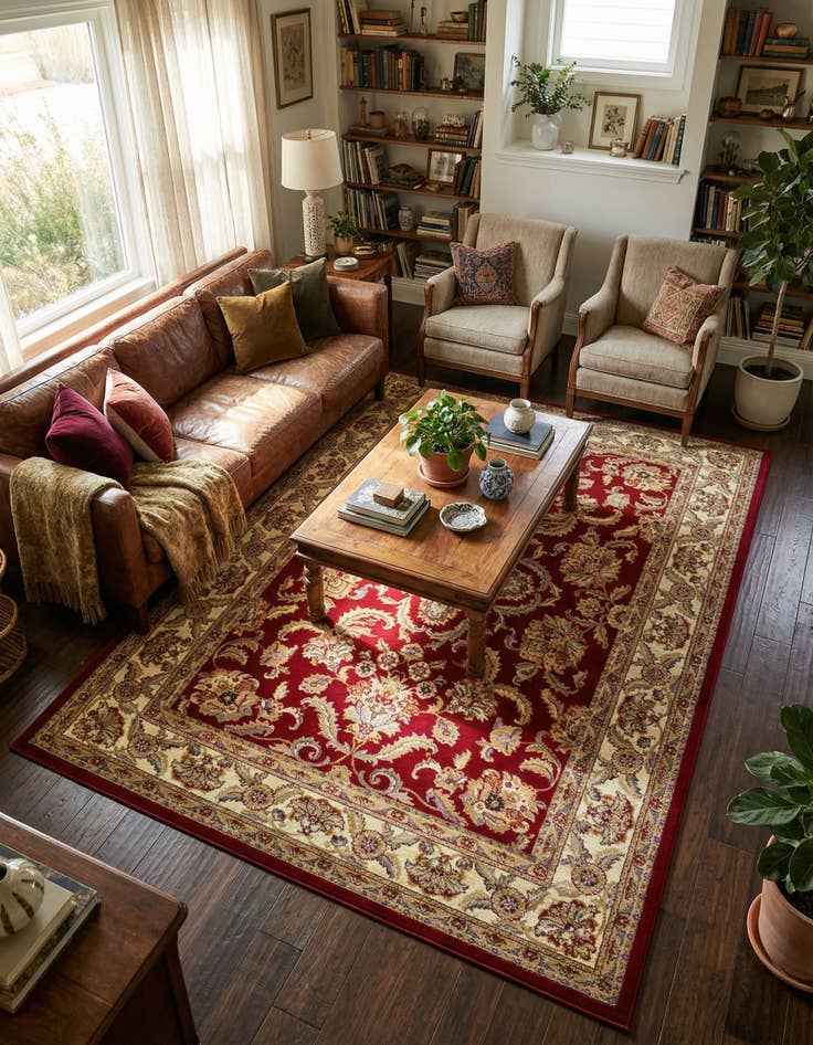 Detail image of 7' x 10' Classic Agra Rug