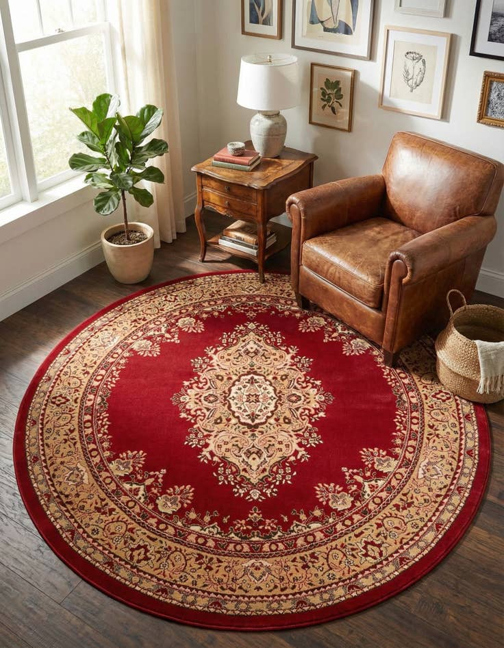 Detail image of 7' 10 x 7' 10 Amaya Round Rug