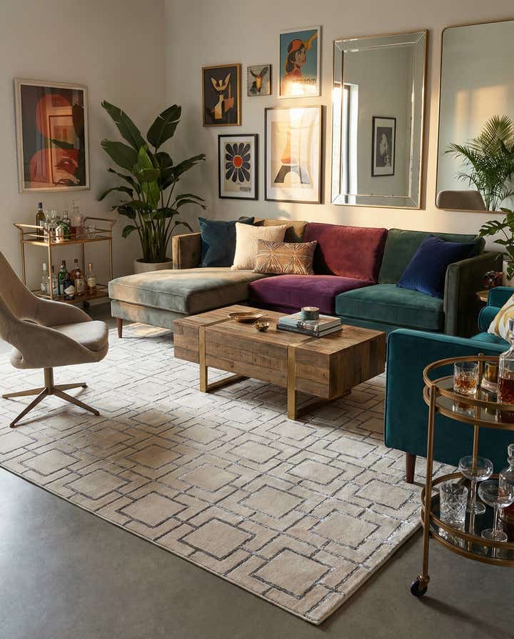 9' x 12' Marilyn Monroe™ Glam Deco Rug