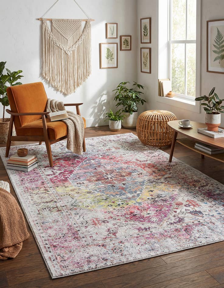 Detail image of 6' x 9' Washable Yara Rug