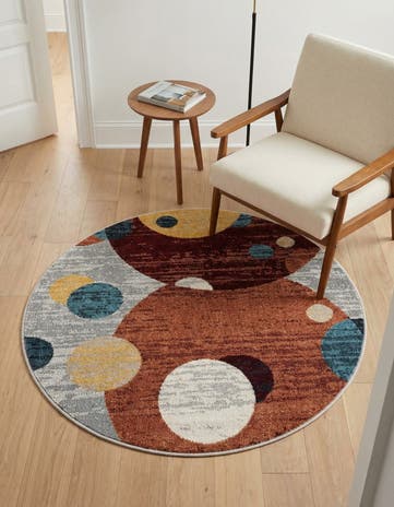 Kamala Washable Round Rug