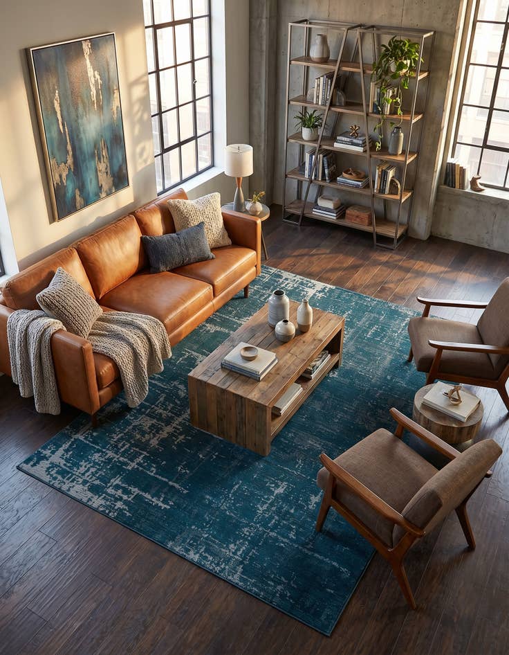 Detail image of 7' 10 x 10' Valencia Rug