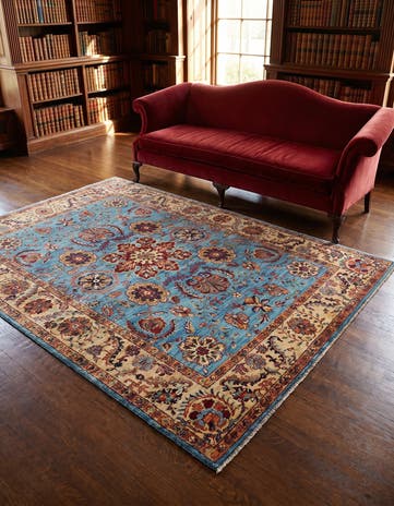 5' x 7' 2 Hand Knotted Ariana Ziegler Rug