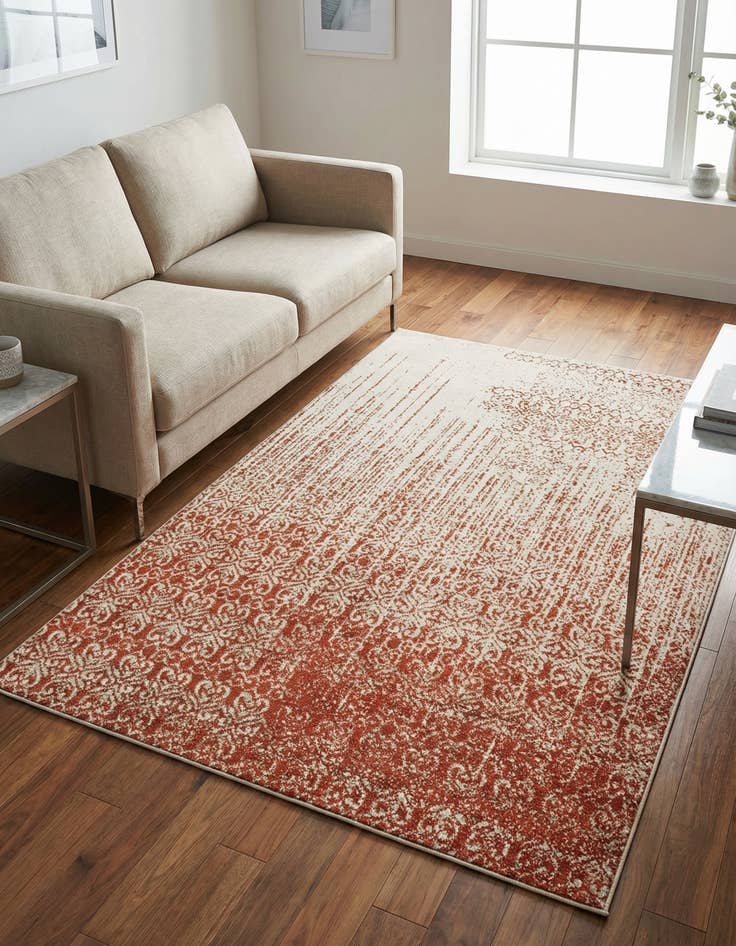 Detail image of  5' 3 x 8' Angelica Rug