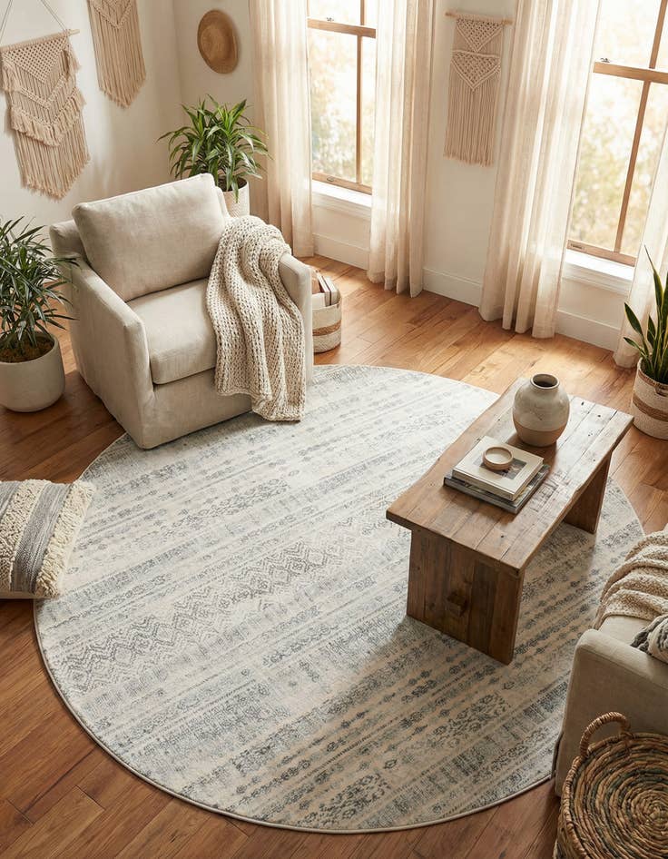 Detail image of  8' x 8' Apollo Round Rug