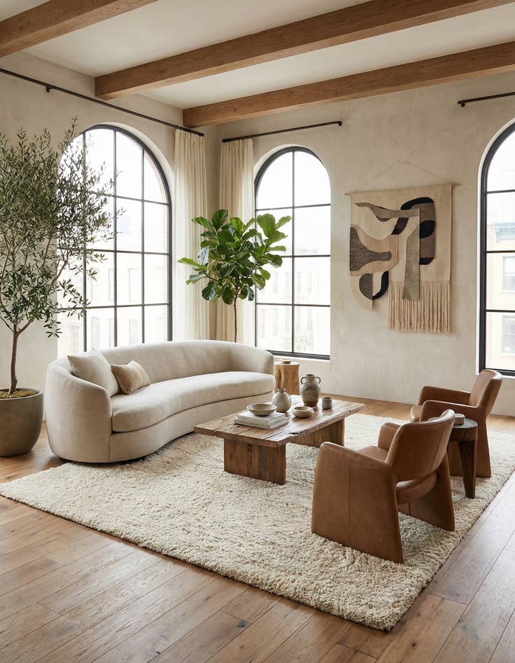 Detail image of 10' x 10' Haka Deluxe Shag Square Rug