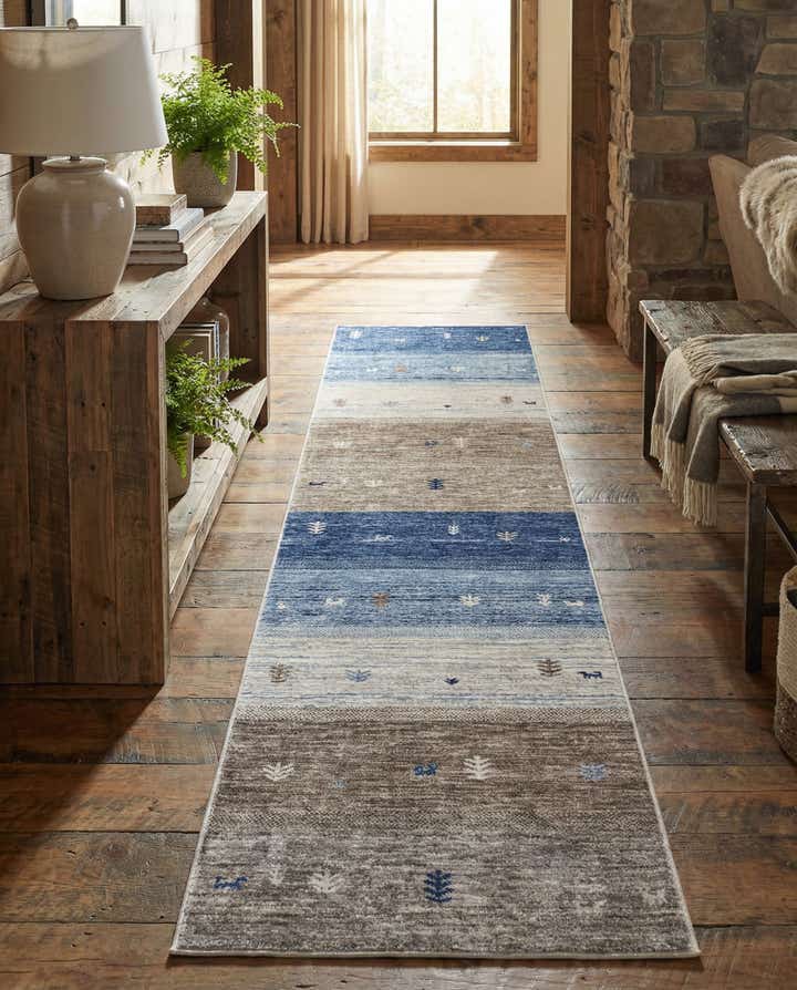 2' 7 x 12' Gabbeh Runner Rug