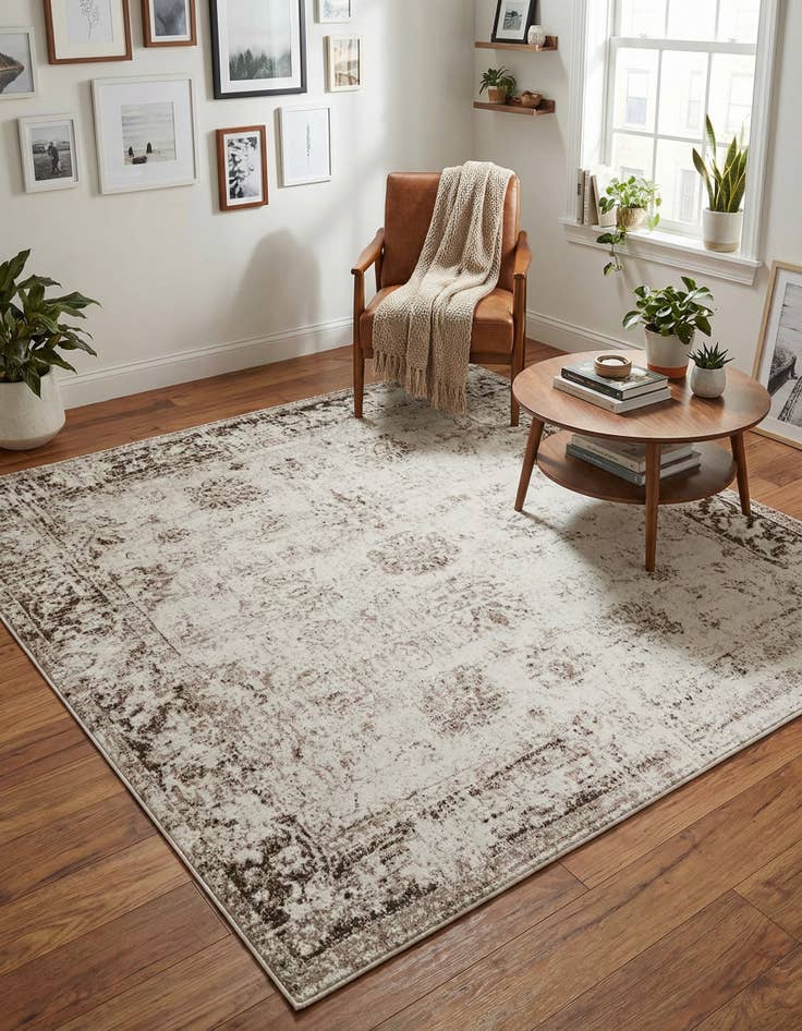 Detail image of 7' 10 x 7' 10 Monte Carlo Square Rug