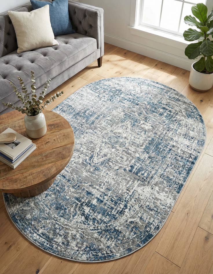 Detail image of 5' 3 x 8' Leipzig Oval Rug