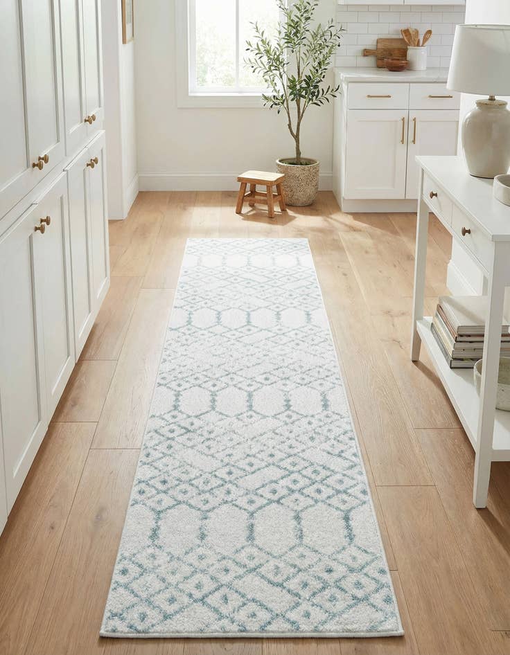 Detail image of  2' x 8' Paxon Trellis Runner Rug