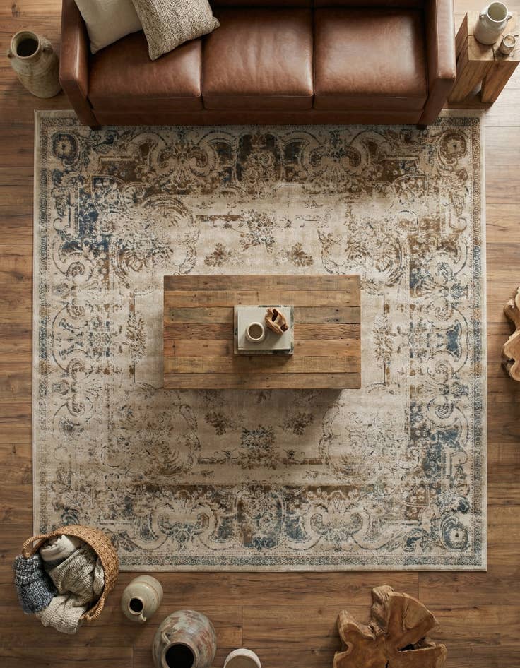 Detail image of 7' x 7' Eliza Square Rug