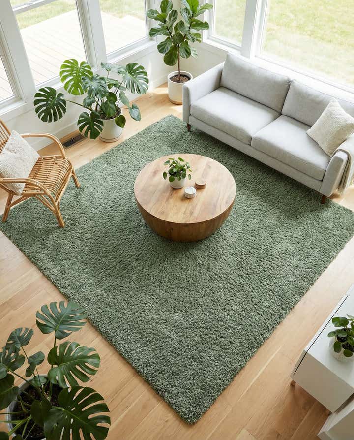 7' x 7' Zermatt Shag Square Rug