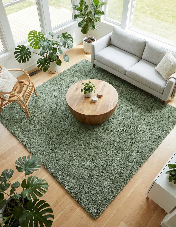 7' x 7' Zermatt Shag Square Rug