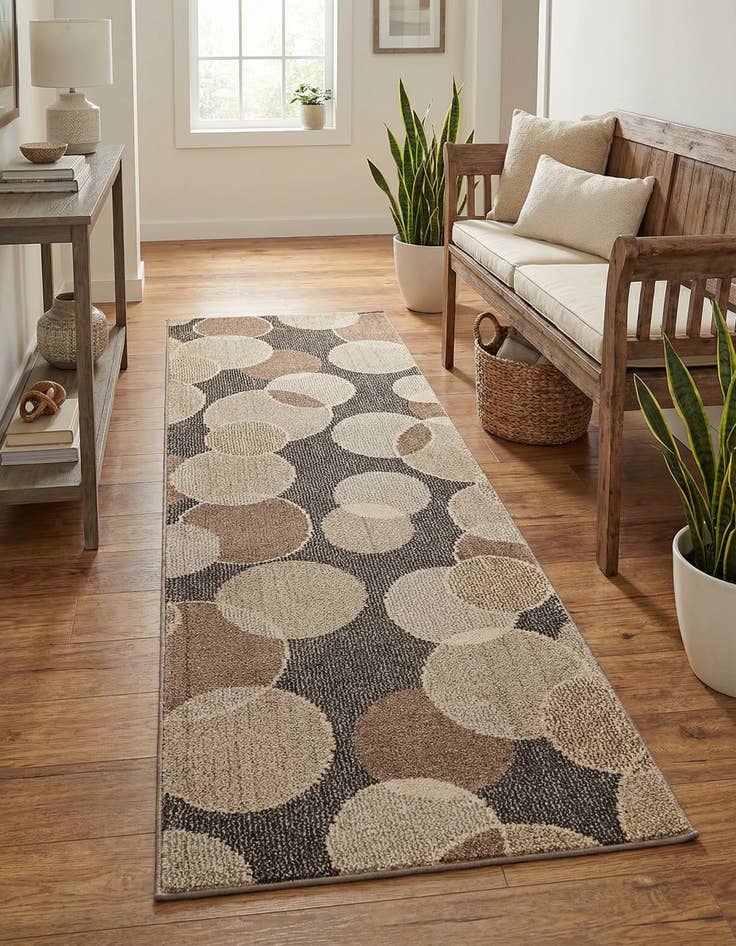 Detail image of 2' 2 x 6' 9 Washable Theia Runner Rug