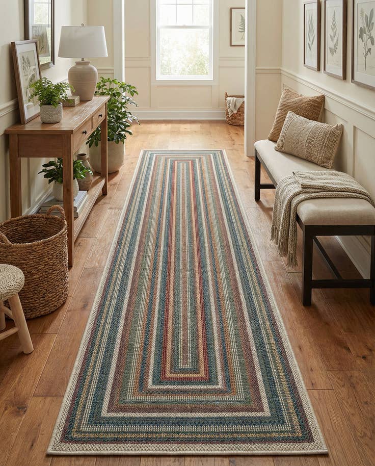 Detail image of 2' 7 x 16' 5 Easy-Clean Baja Indoor / Outdoor Runner Rug