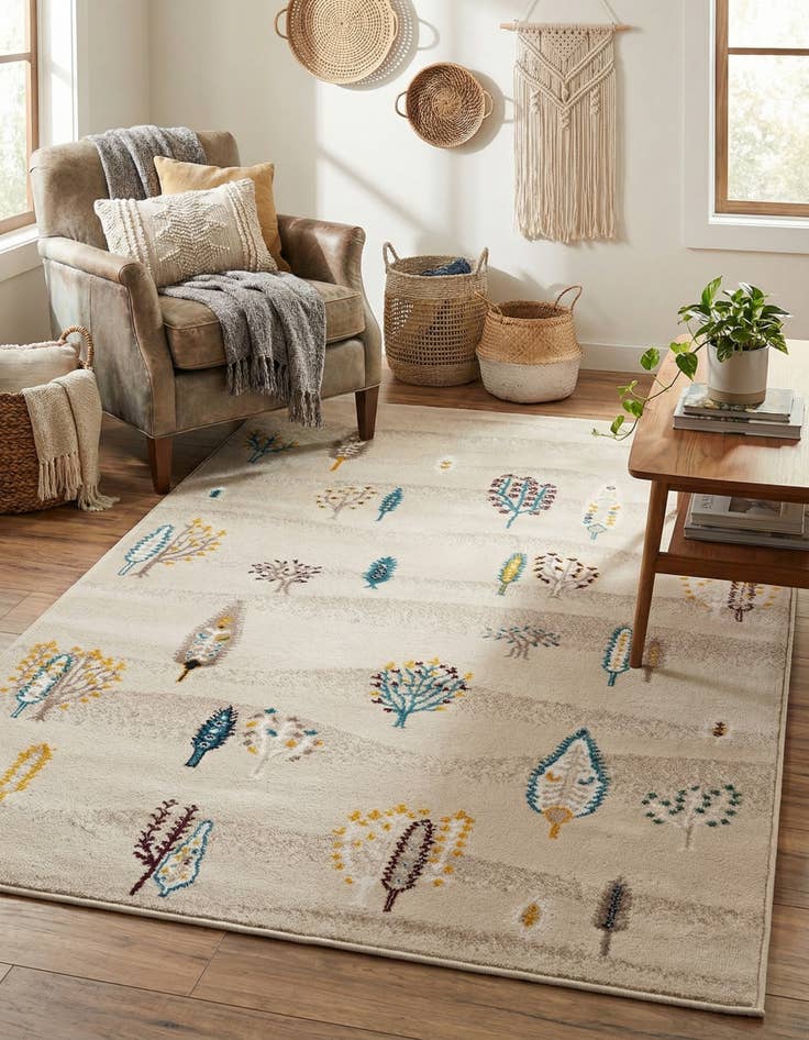 Detail image of 4' 1 x 6' 1 Laguna Rug