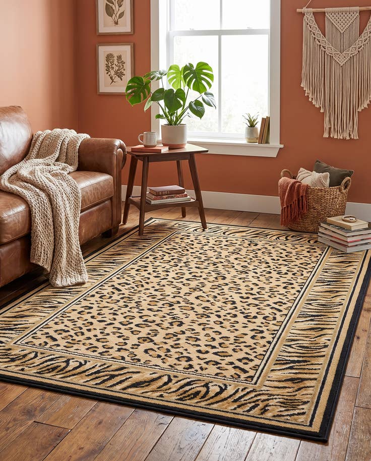 Detail image of 4' 1 x 6' 1 Safari Rug