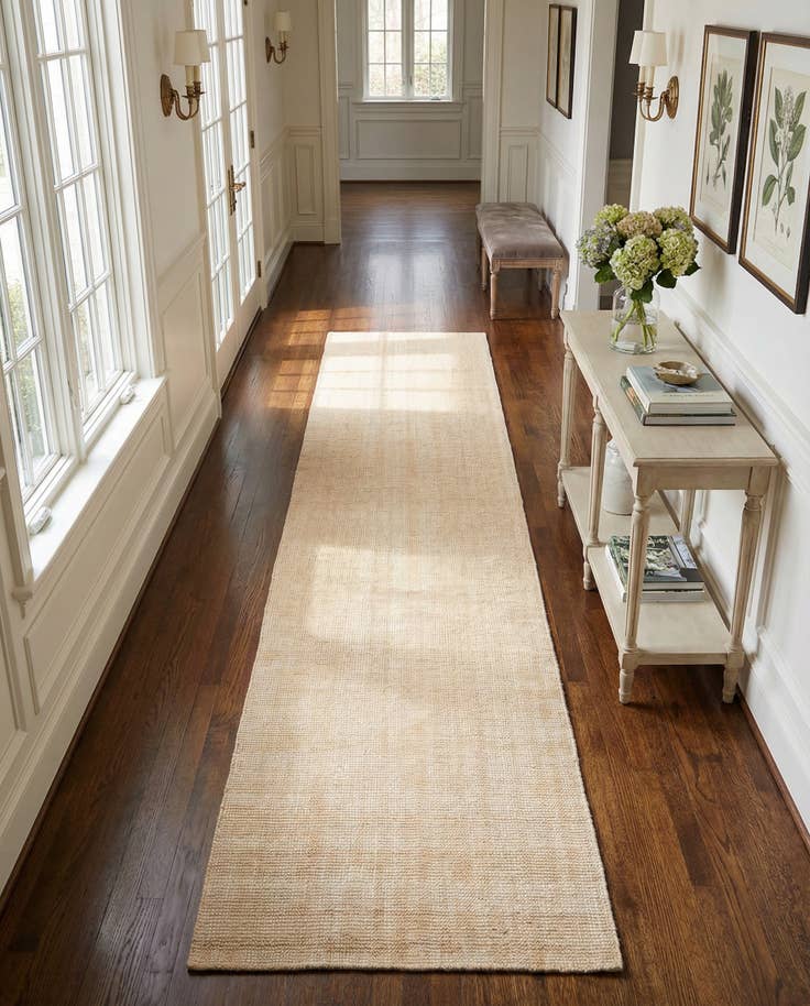 Detail image of 2' 7 x 12' Hand Woven Jill Zarin English Manor Wool Runner Rug