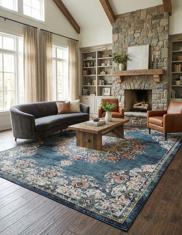 Denim blue Isabella Rug