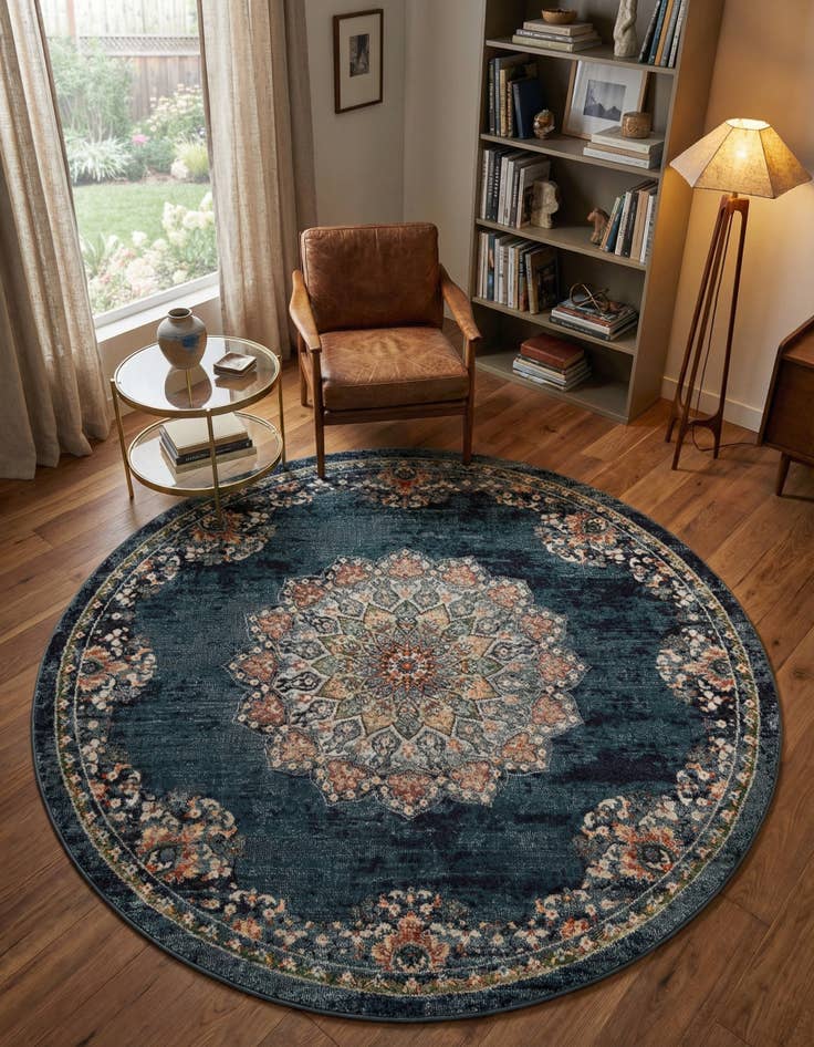 Detail image of 8' x 8' Isabella Round Rug