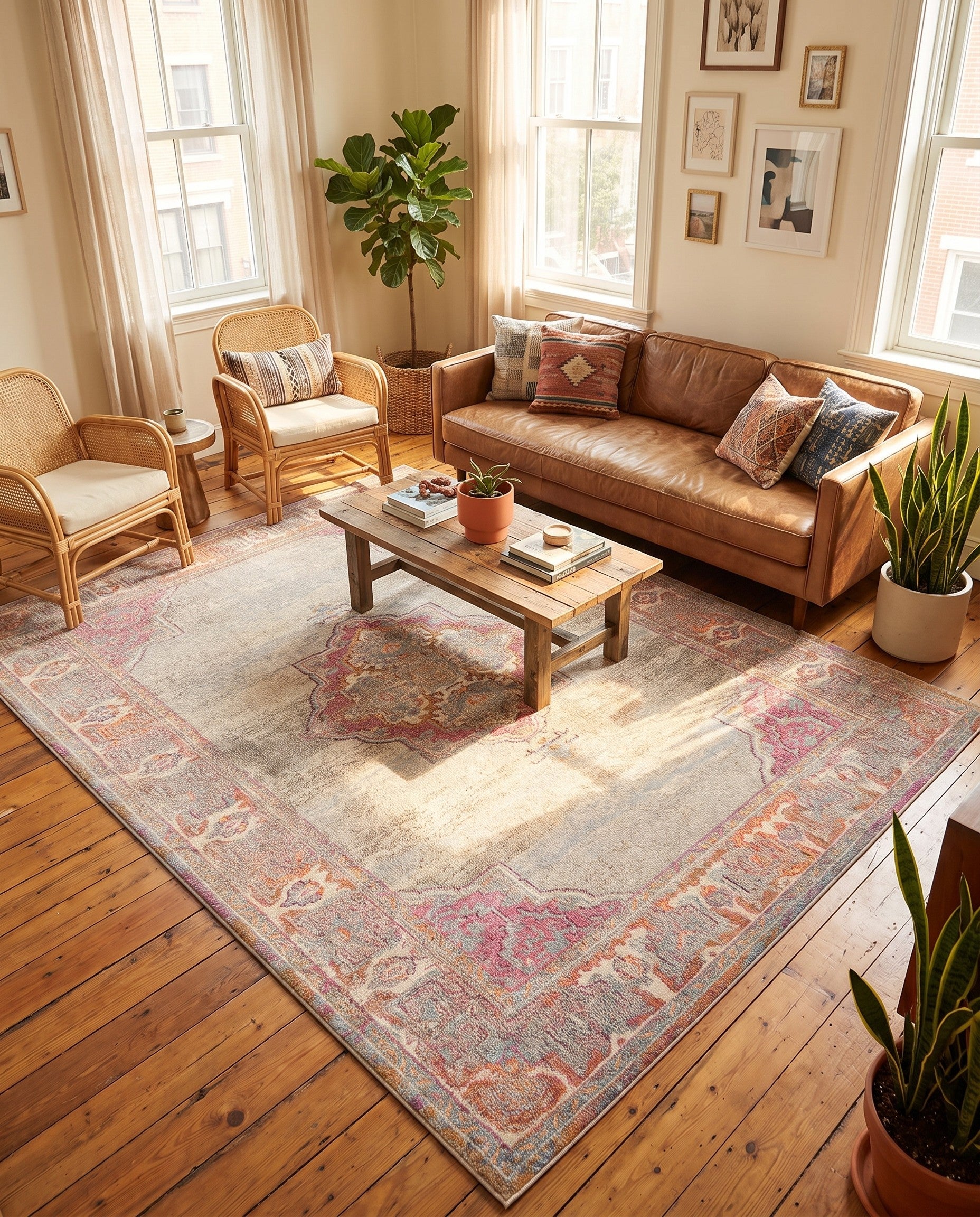 7' x 10' Washable Palazzo Rug