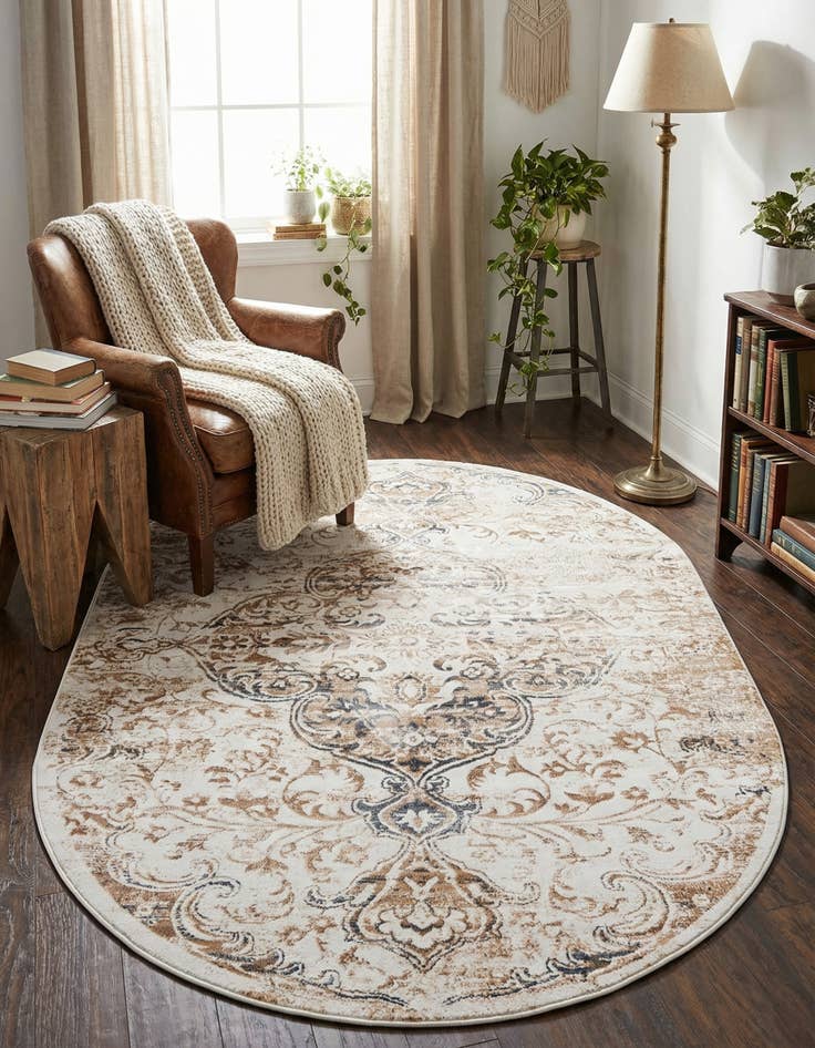 Detail image of 5' 3 x 8' Highbury Oval Rug