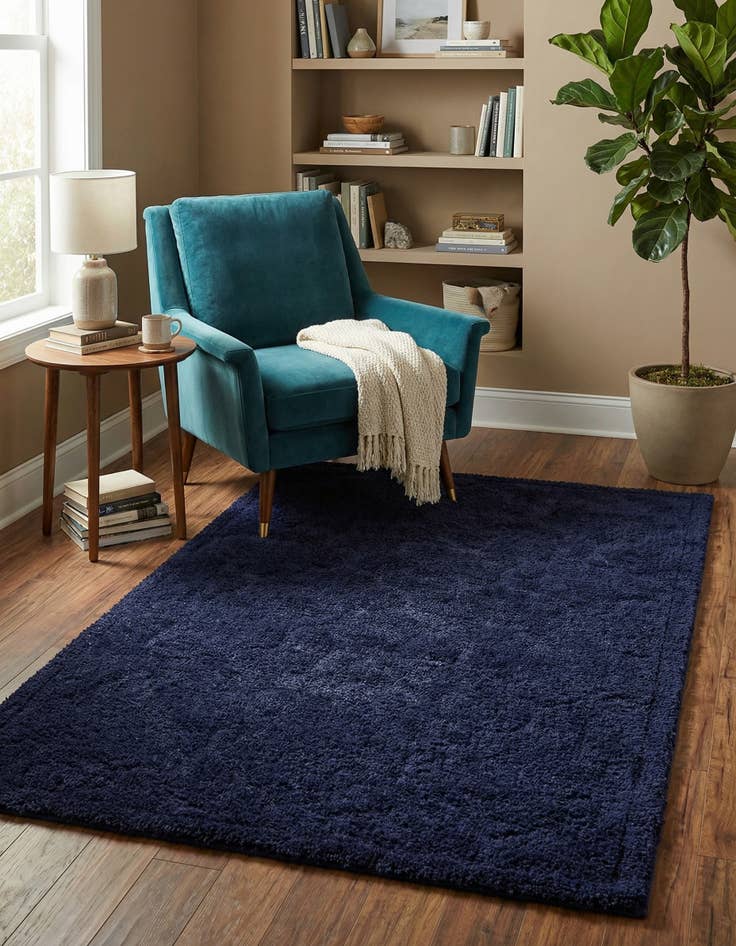 Detail image of 4' x 6' Trellis Shag Rug