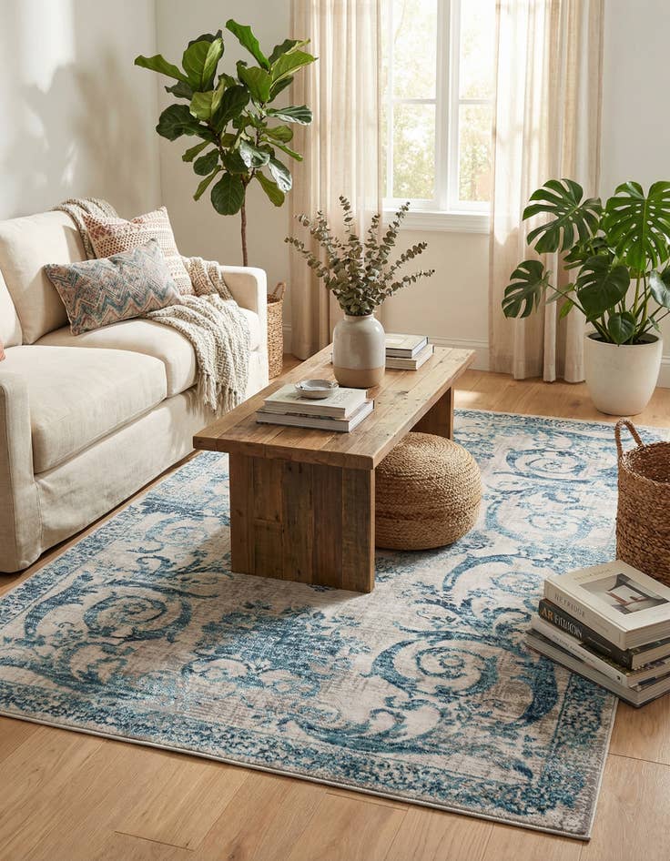 Detail image of 5' 3 x 8' Finsbury Rug