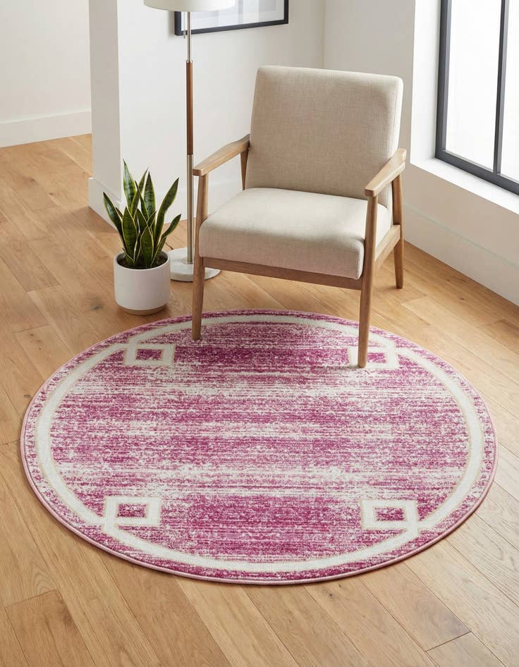 Detail image of Jill Zarin 3' x 3' Uptown Lenox Hill Round Rug
