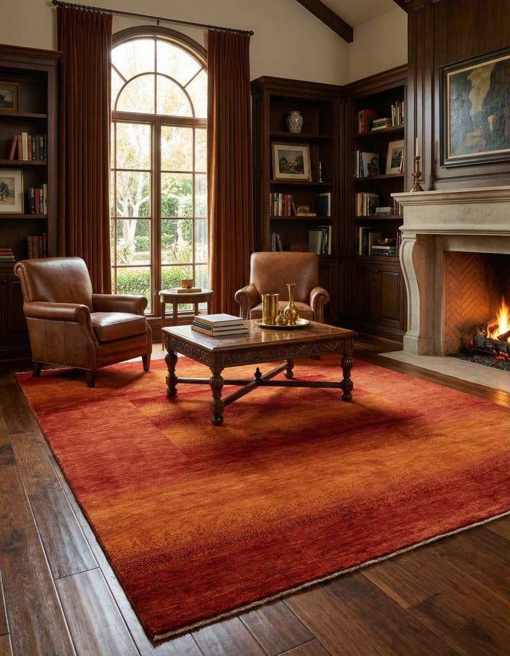 Detail image of 8' 3 x 9' 10 Kashkuli Wool Rug