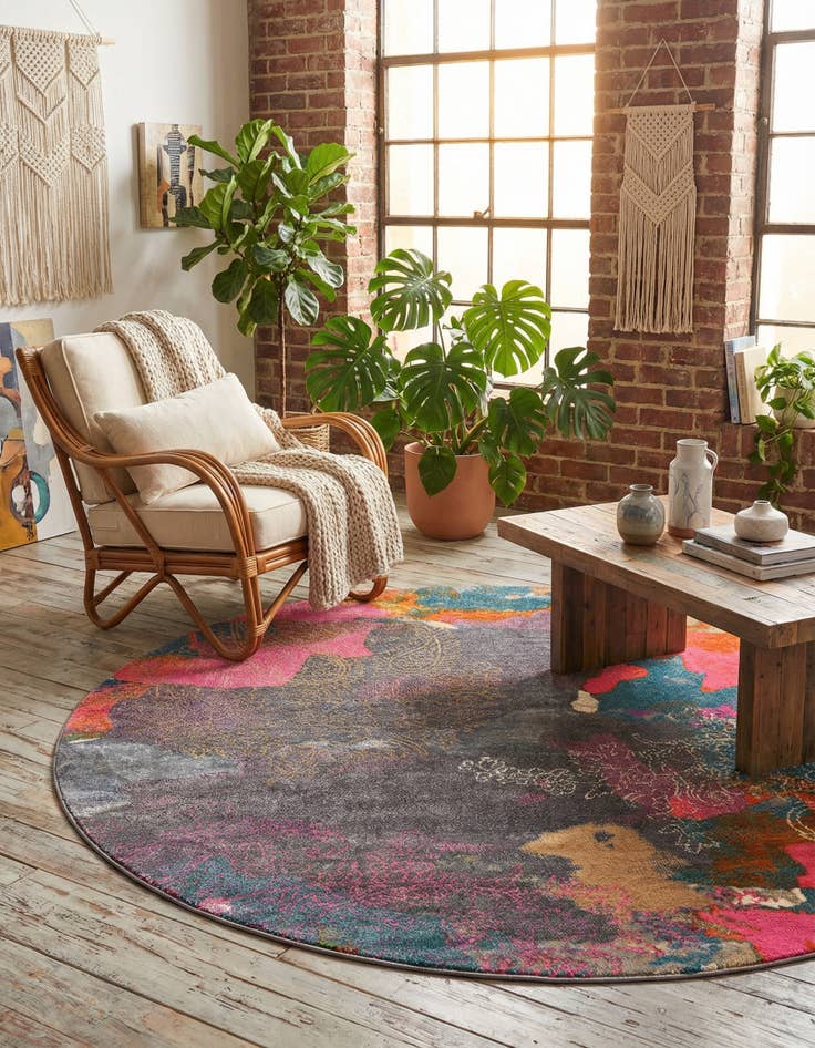 Detail image of 8' x 8' Delilah Round Rug