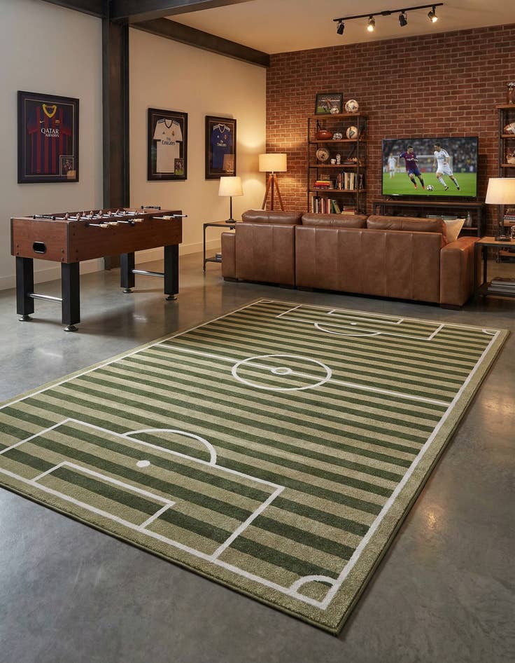 Detail image of 7' x 10' Sports Washable Rug