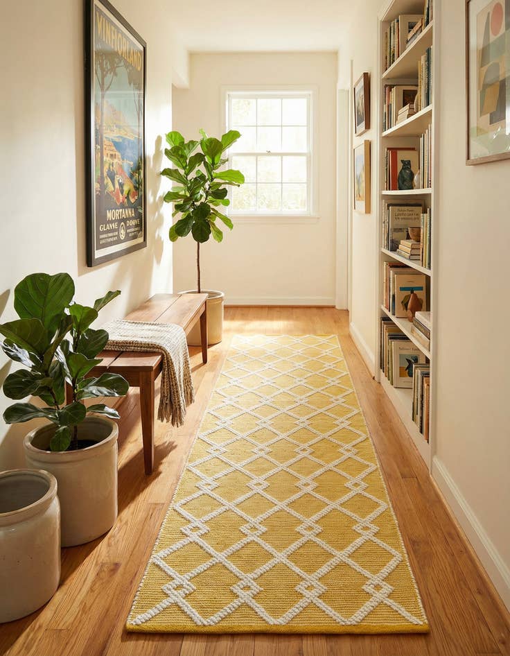 Detail image of 2' 7 x 12'  Hand Knotted Jill Zarin Dorset Runner Rug