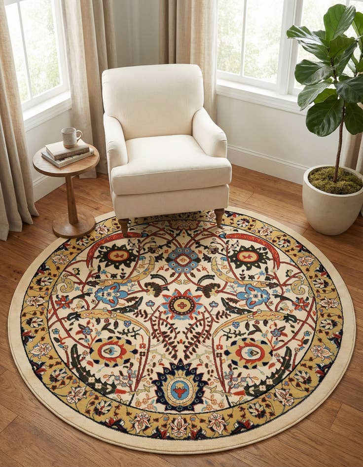 Detail image of 7' 10 x 7' 10 Neda Round Rug