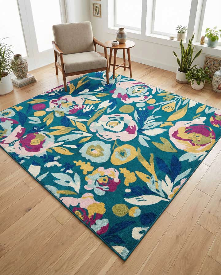 7' 10 x 7' 10 Bloom Square Rug