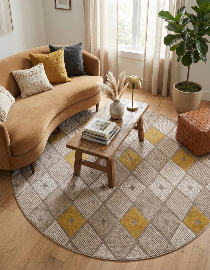 Detail image of 7' 10 x 7' 10 Laguna Round Rug