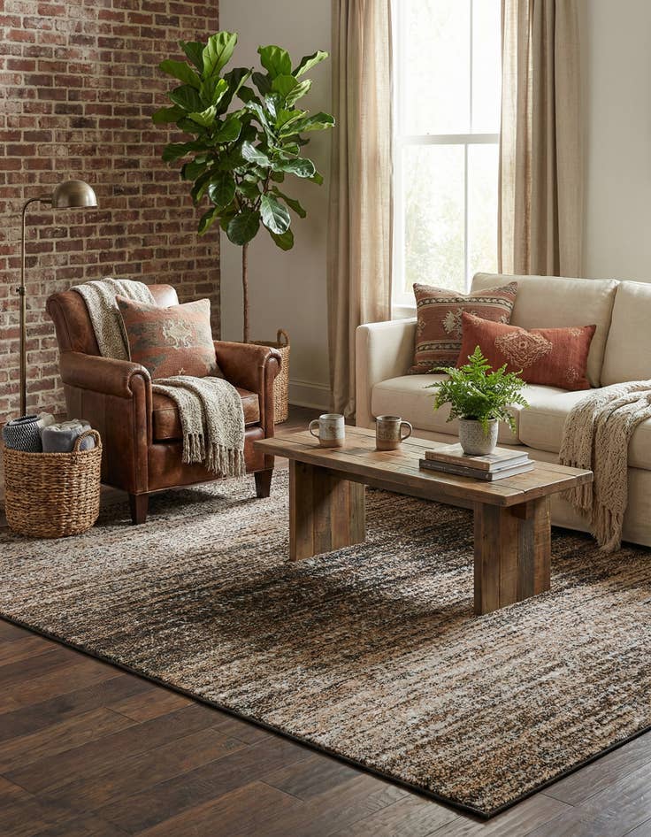 Detail image of 6' x 9' Sepia Rug