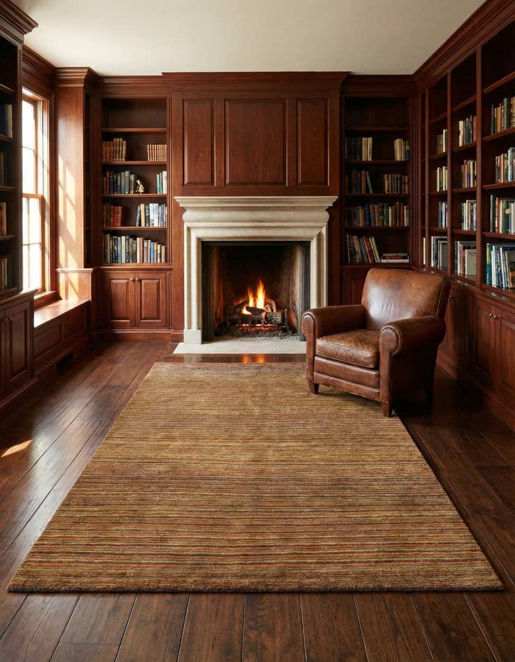 Detail image of 4' 6 x 6' 5 Juma Wool Rug