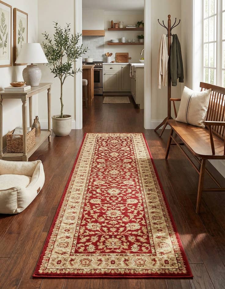 Detail image of 2' 7 x 10' Classic Agra Runner Rug