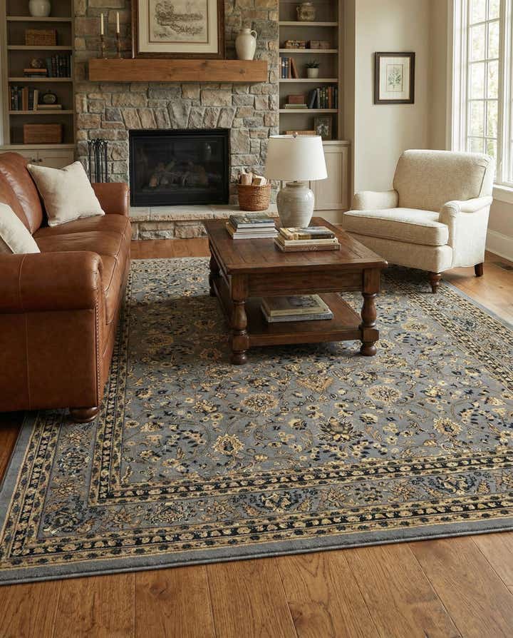 10' x 13' Kashan Design Rug