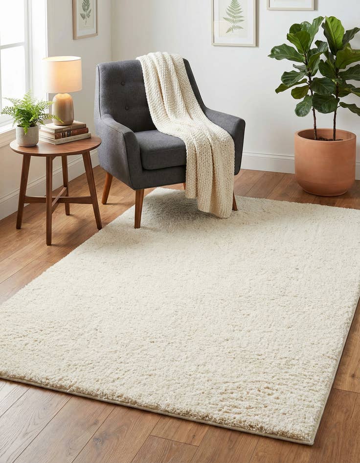 Detail image of 5' x 8' Studio Solid Shag Rug