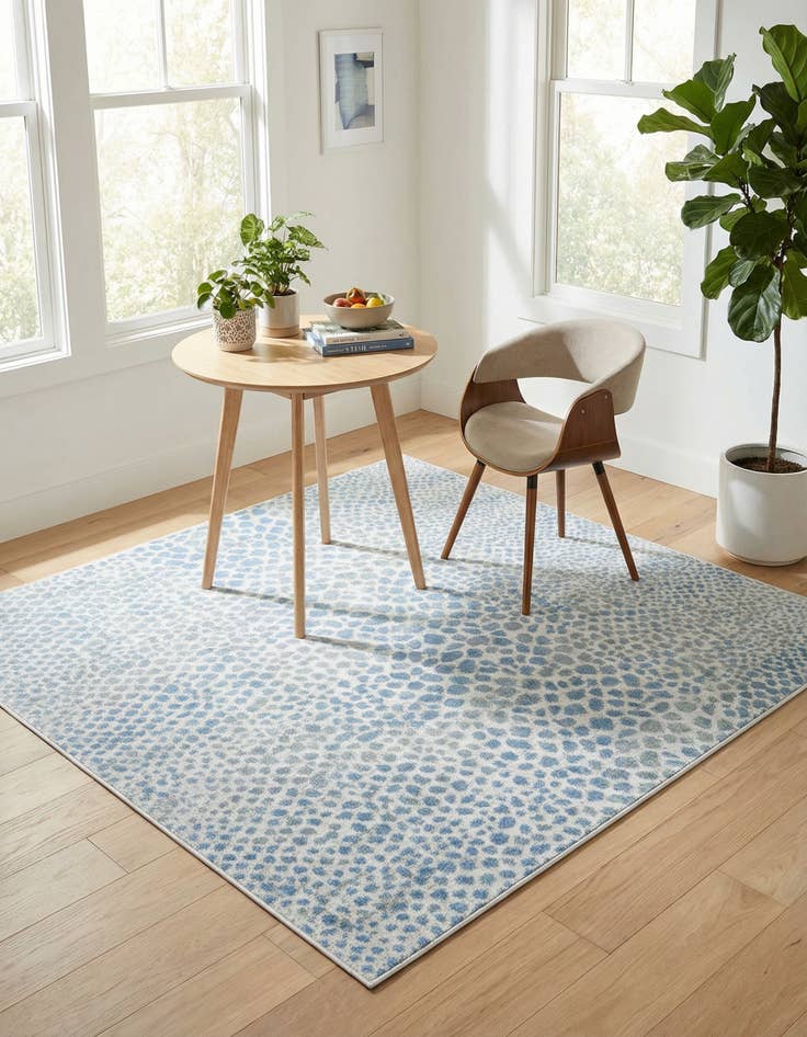 Detail image of 5' 3 x 5' 3 Kamala Washable Square Rug